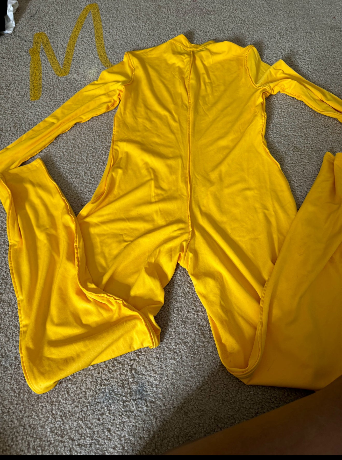 Solid 1-Piece (Fitted) Yellow